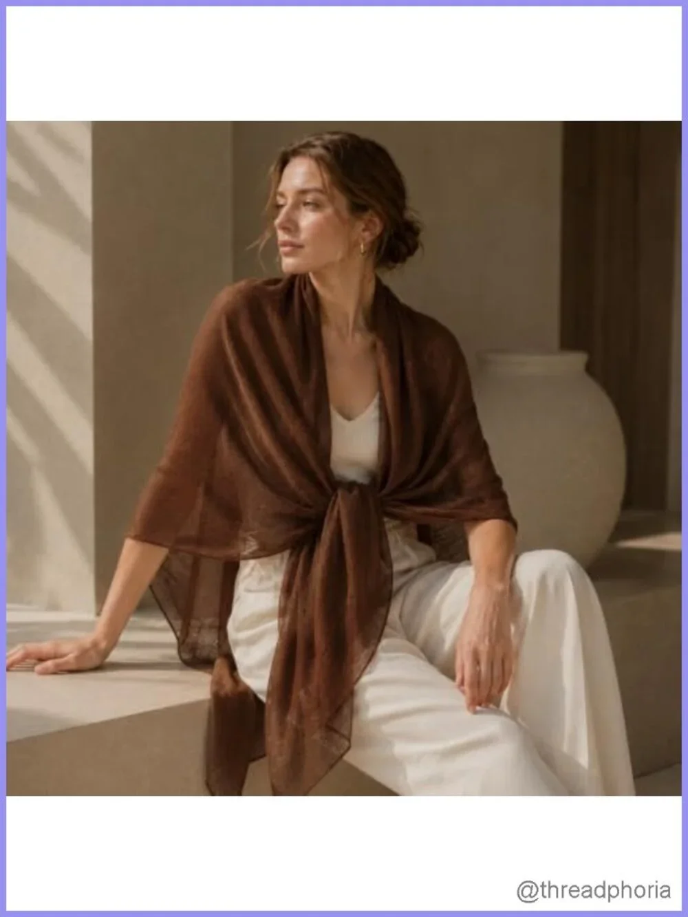 Luxury 100% Cashmere Shawl Wrap Extra Large Sheer Lightweight Scarf